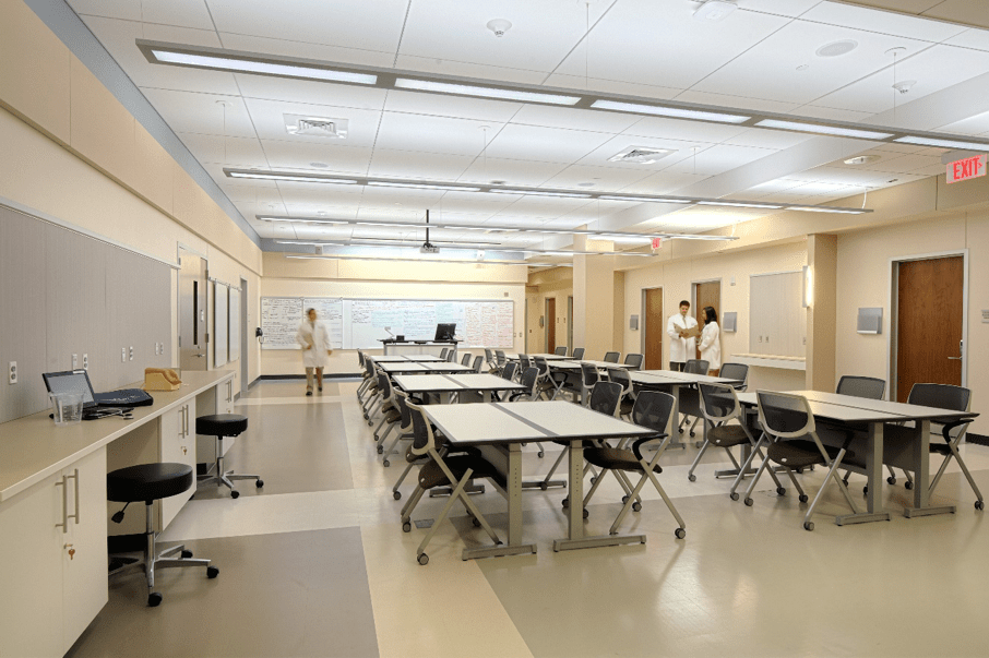 Geisinger Commonwealth School of Medicine Clinical Skills and Simulation Center Classroom
