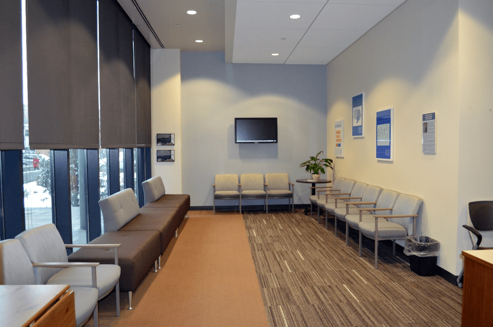 Geisinger Commonwealth School of Medicine Clinical Skills and Simulation Center Reception Area