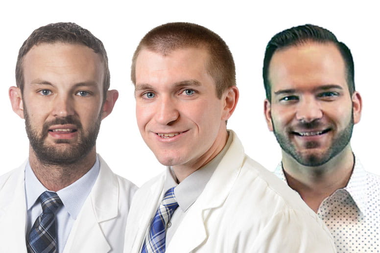 Three physicians
